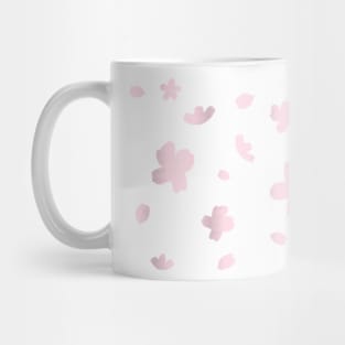 Metallic Pink Cherry Blossoms Mug